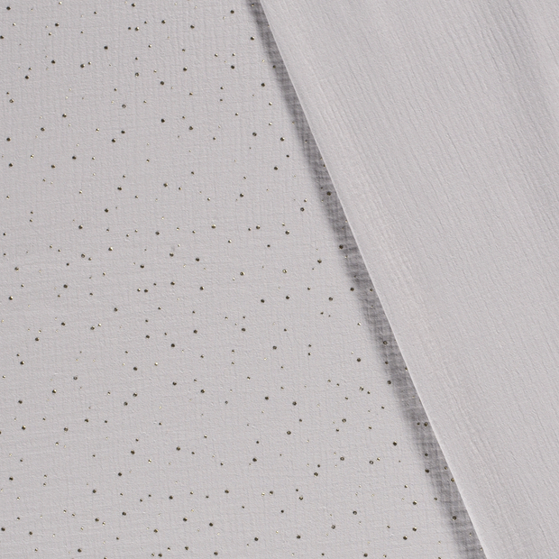 Muslin fabric Dots dew drops 