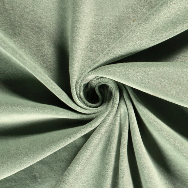Nicky velours fabric Unicolour Dark Mint