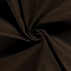 Linen Unicolour Dark Brown