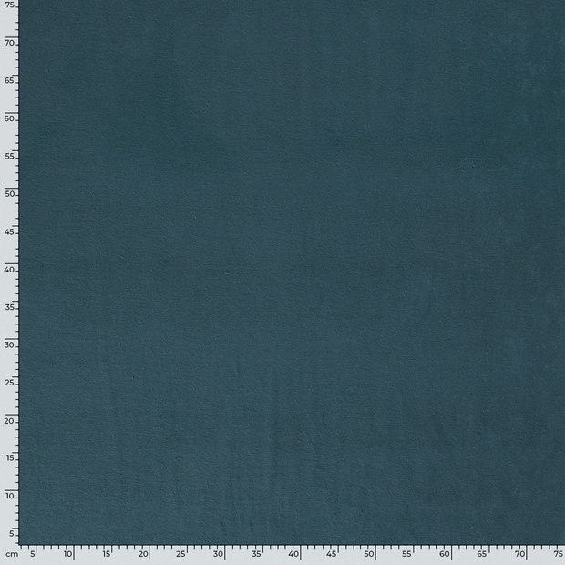 Stretch terry fabric Unicolour Petrol