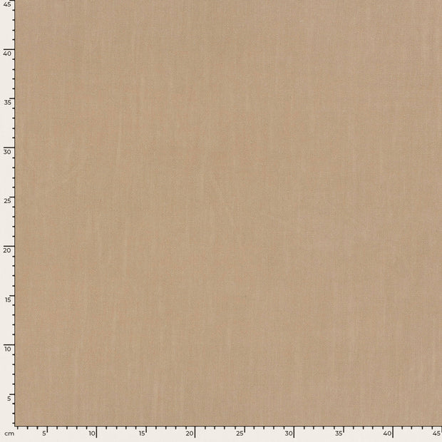 Woven Viscose Linen fabric Unicolour Camel