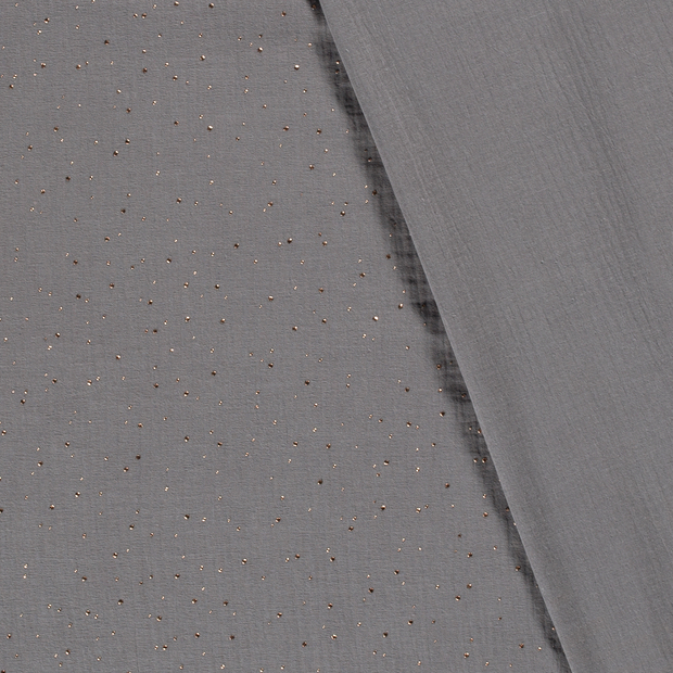 Muslin fabric Dots dew drops 