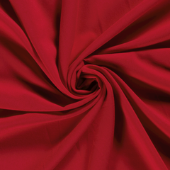 Moss Crêpe Unicolour Red