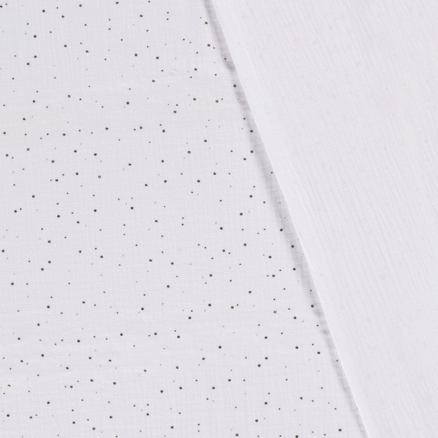 Muslin fabric Dots dew drops 
