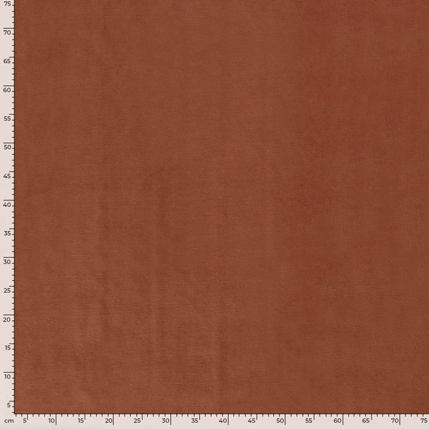 Nicky velours fabric Unicolour Old Pink