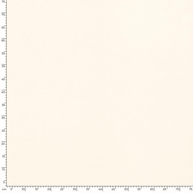 Mantel Wool Touch fabric Unicolour Off White