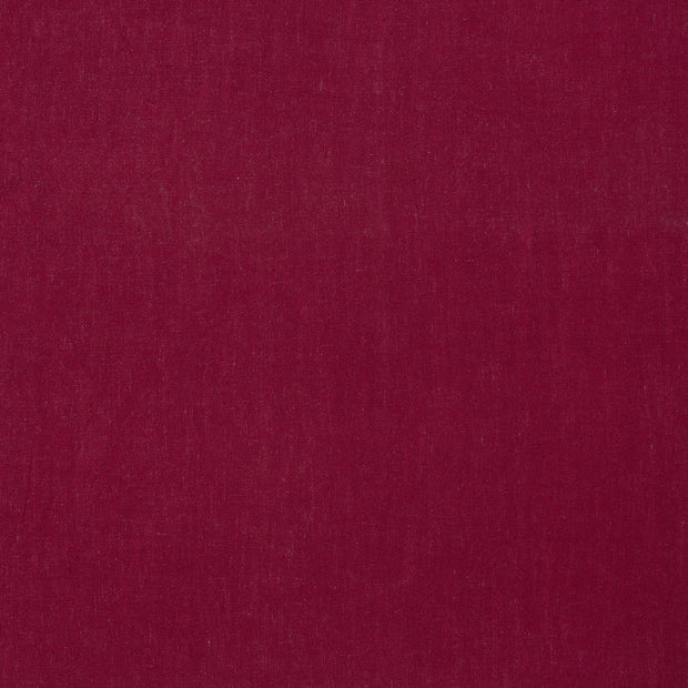 Woven Viscose Linen fabric Bordeaux matte 