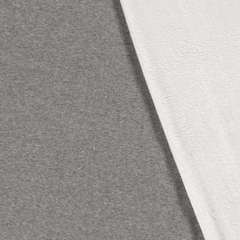 Alphen Fleece brushed Unicolour Dark Grey