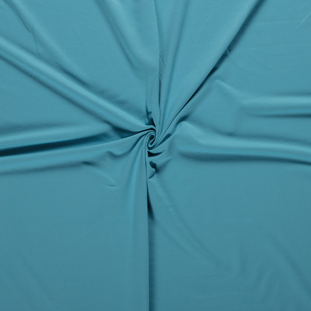 French Terry fabrik Turquoise 