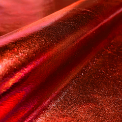 Lamé foiled Unicolour Red