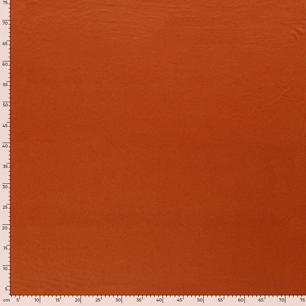Viscose Jersey fabric Unicolour Brique