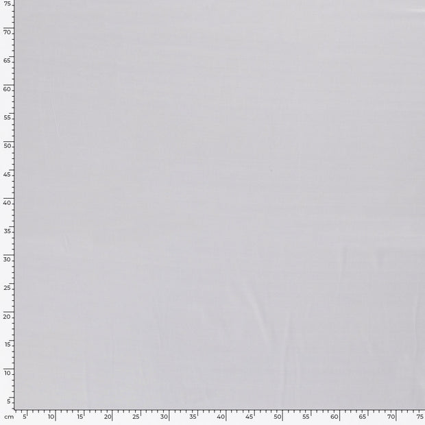 Satin Stretch fabrik Uni Optisches Weiß