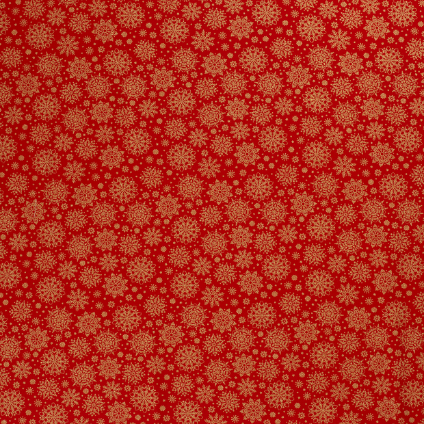 Cotton Poplin fabric Red 
