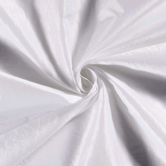 Taffeta crushed Unicolour Optical White