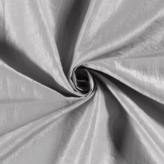 Taffeta crushed Unicolour Light Grey