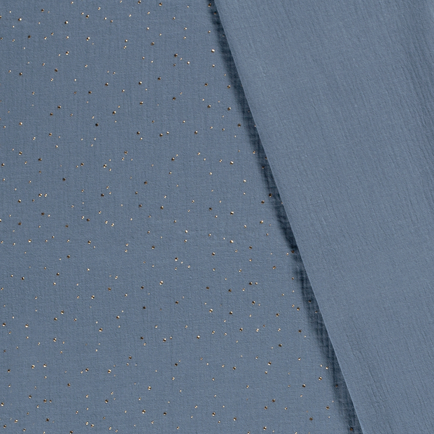 Muslin fabric Dots dew drops 