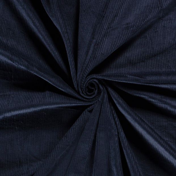 Jumbo Corduroy Stretch 6w stof Marine 
