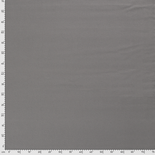 Waffle piqué fabric Unicolour Grey