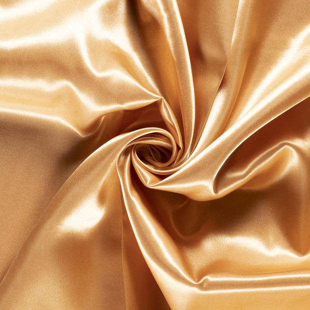 Satin fabric Camel 