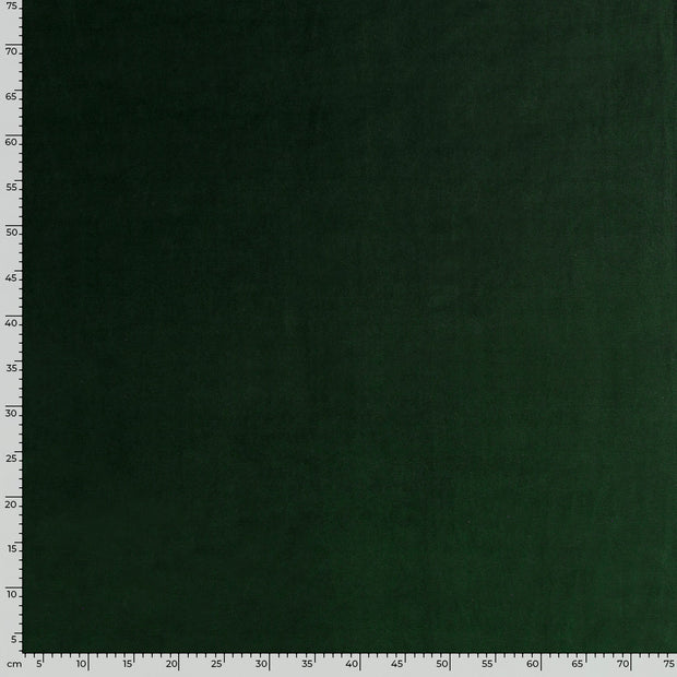 Nicky velours tissu Unicolore Vert foncé