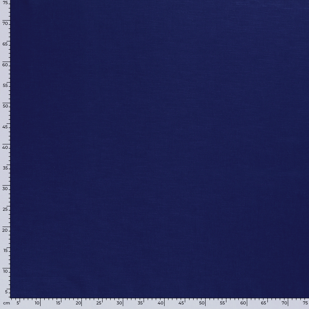 Linen fabric Unicolour Cobalt