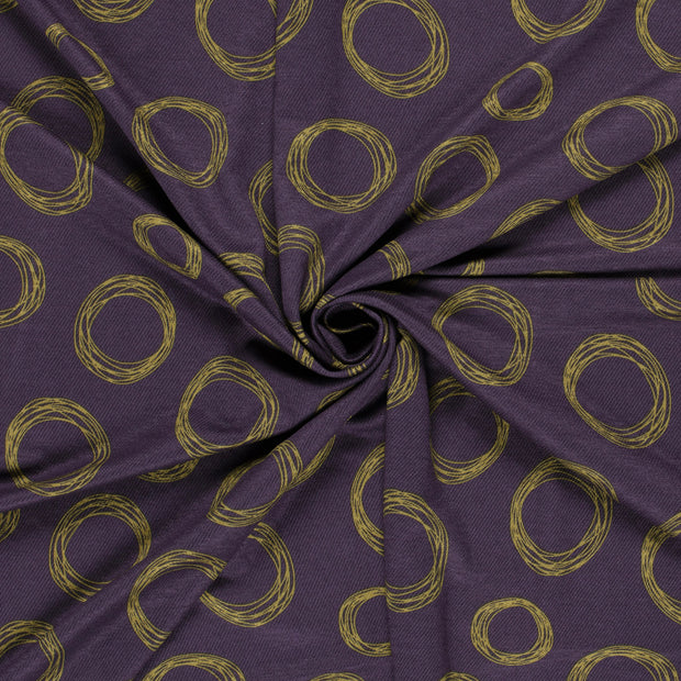 Viscose Nylon Jersey fabric Magenta 
