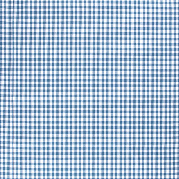 Baumwolle Popeline fabrik Indigoblau matt 