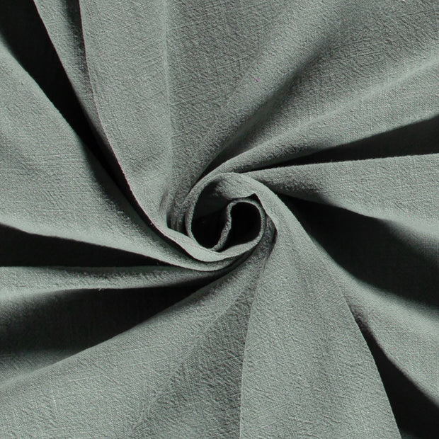 Linen fabric Unicolour Dark Mint