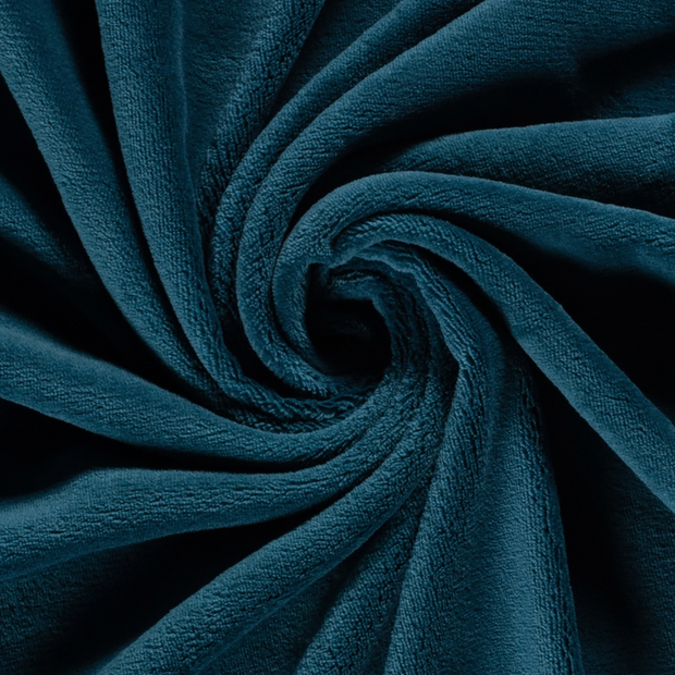 Wellness Fleece fabrik Uni Petrol