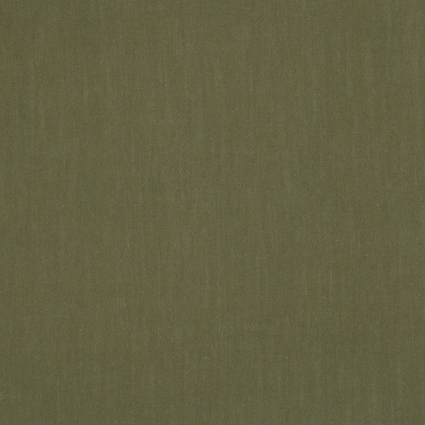Woven Viscose Linen fabric Khaki Green matte 
