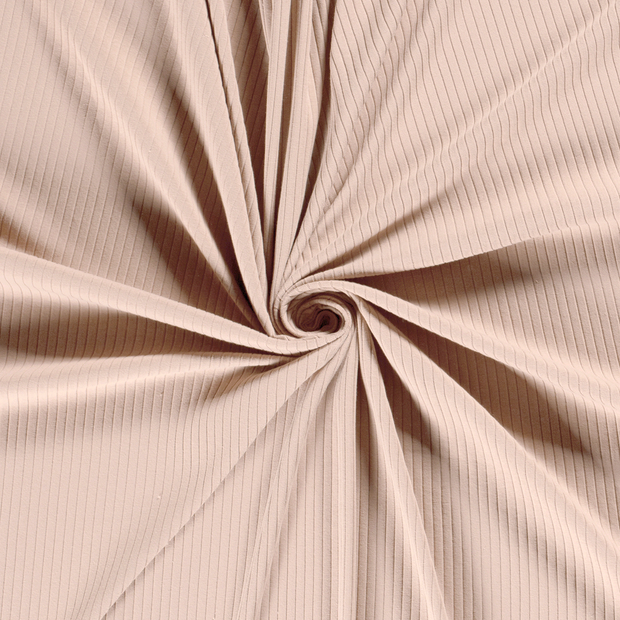 Rib Jersey fabric Salmon 