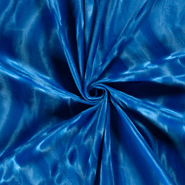 Velours stof Kobalt 