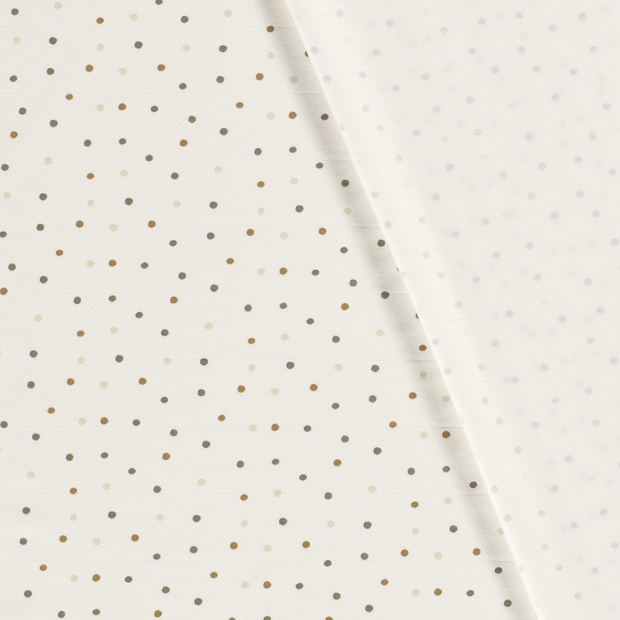 Jersey fabric Dots printed 