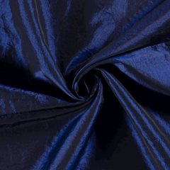 Taffeta crushed Unicolour Cobalt