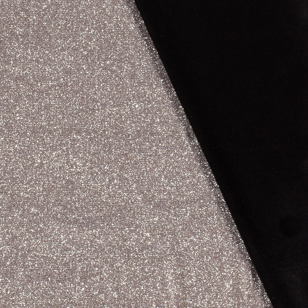 Polyester Jersey fabric Unicolour Lurex 