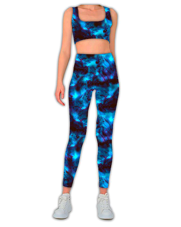 Sportswear Jersey fabrik Abstrakt Aqua