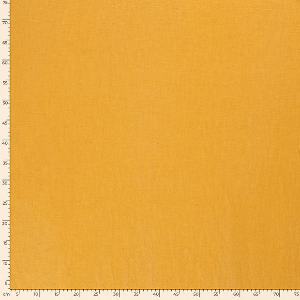 Linen fabric Unicolour Oker