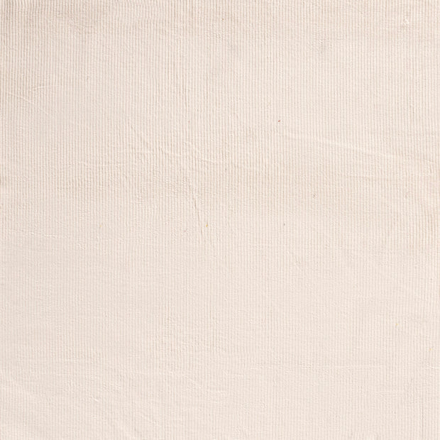 Jumbo Cord Stretch 6w fabric Off White matte 