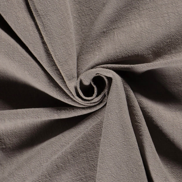 Linen fabric Unicolour Dark Grey