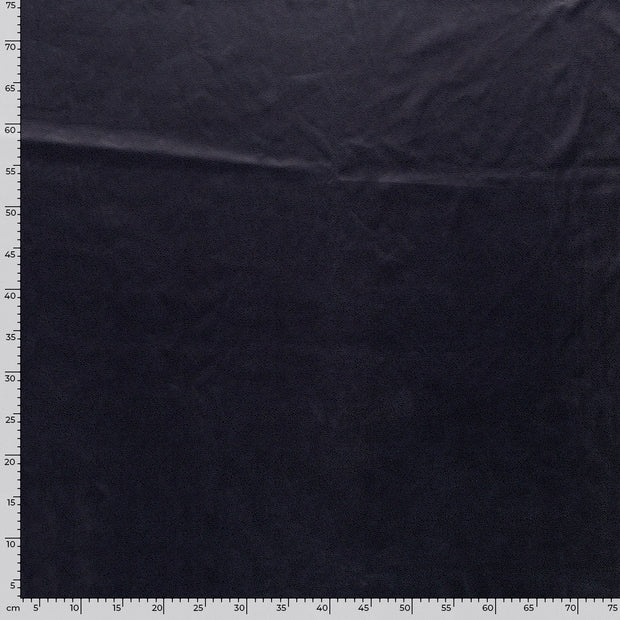 Suede leather fabric Unicolour Navy