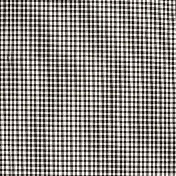 Cotton Poplin fabric Black matte 