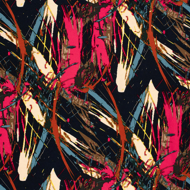 Viscose Nylon Jersey fabric Navy 