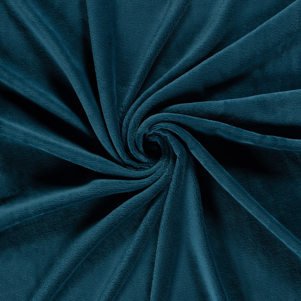 Wellness Fleece fabrik Petrol 