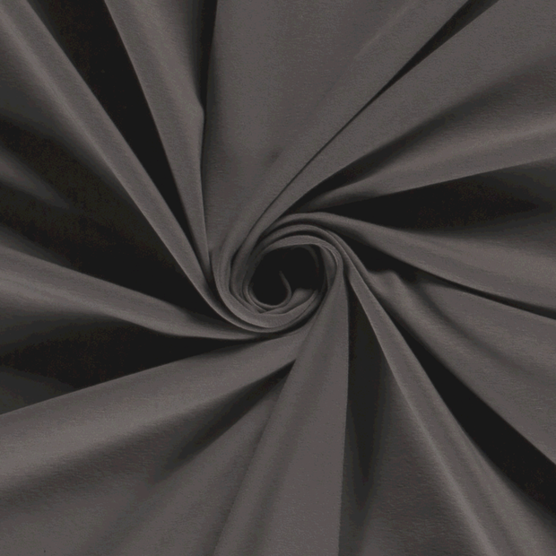 Jersey fabric Unicolour Taupe Grey