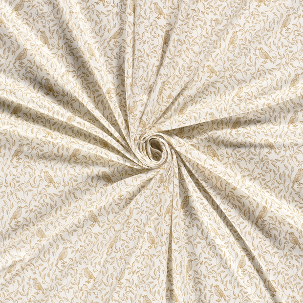 Jersey fabric Oker printed 