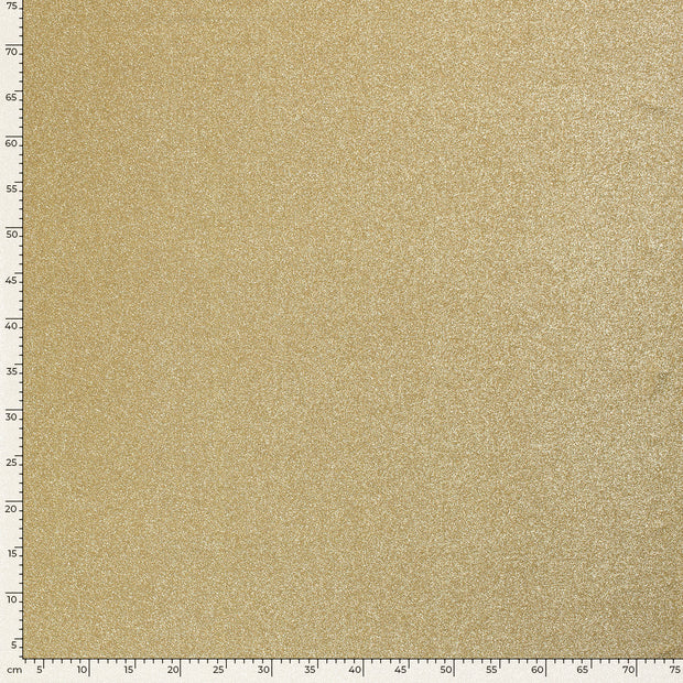 Lamé fabric Unicolour Camel