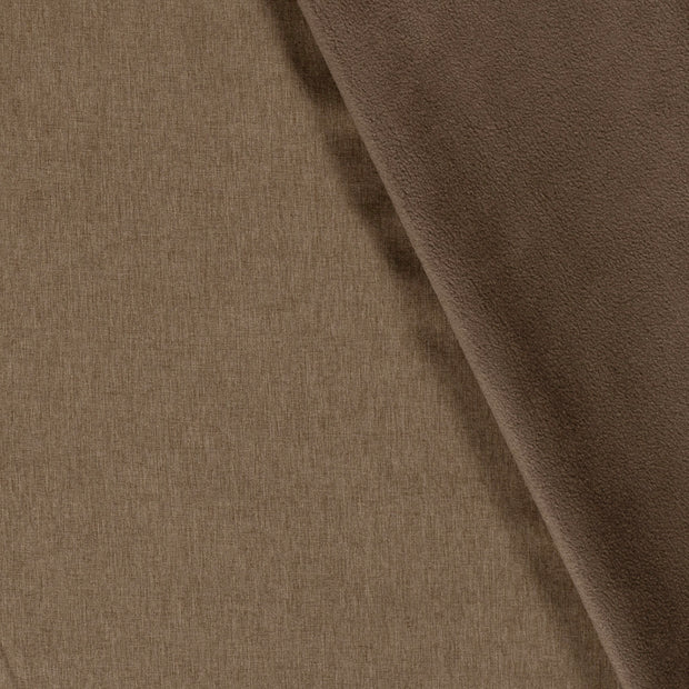 Softshell fabrik Melange Braun