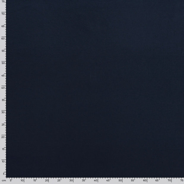 Heavy Knit fabrik Kabelstoff Marine