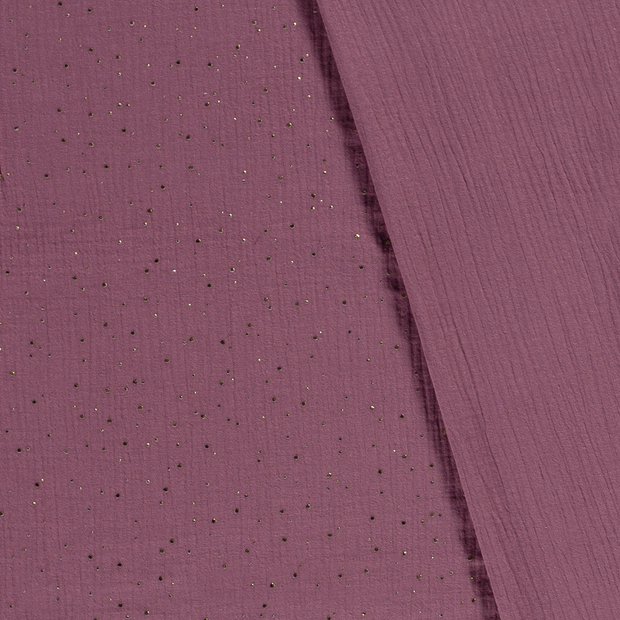 Muslin fabric Dots dew drops 