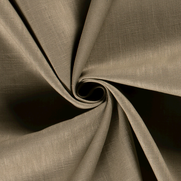 Linen fabric Unicolour Beige